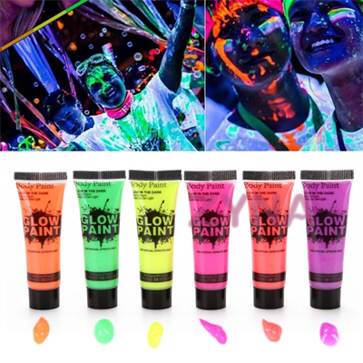 Neon Glow Fosforlu Krem Boya - 6 Adet