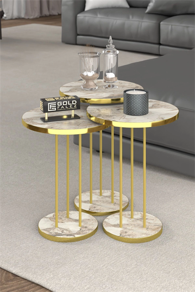ORTA SEHPA VE ZİGON SEHPA TERRA SET GOLD EFES