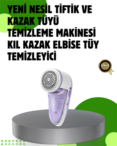 Pamuk Tiftik Tüy Temizleme Makinesi 5W – 3 Bıçaklı Sistem