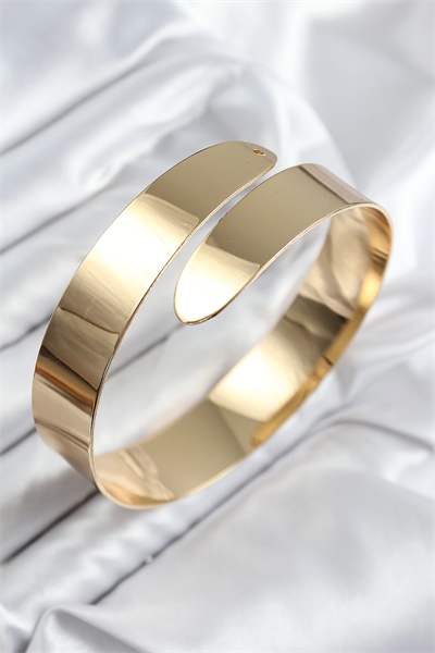 Pirinç Sarmal Model Gold Renk Pazu Bileklik