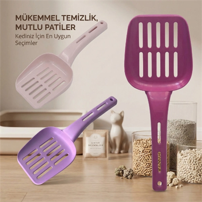 Plastik Kedi Kumu Küreği