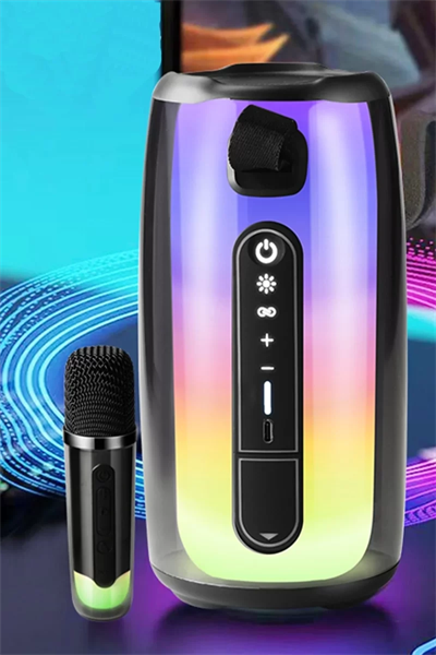 Pluse 7 Mikrofonlu RGB Kablosuz Hoparlör - Beyaz