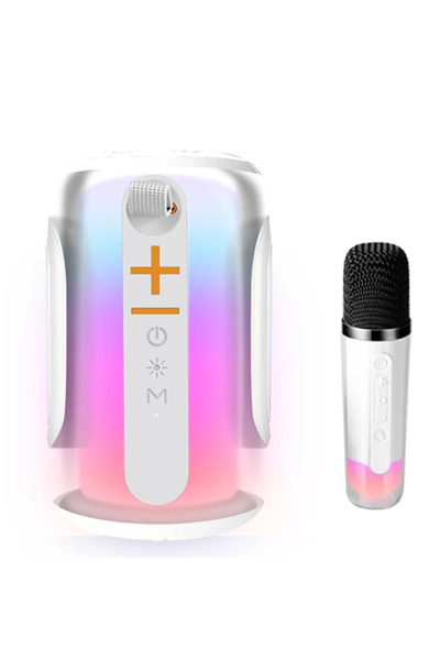 Pluse 8 RGB Kablosuz Hoparlör - Beyaz