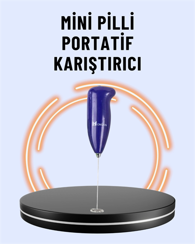 Portatif Kahve Köpürtücü – Latte, Cappuccino, Milkshake ve Puding Yapıcı