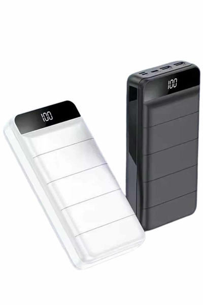 Powerbank 50.000 Mah Dijital Göstergeli Taşınabilir 4 Portlu Hızlı Powerbank