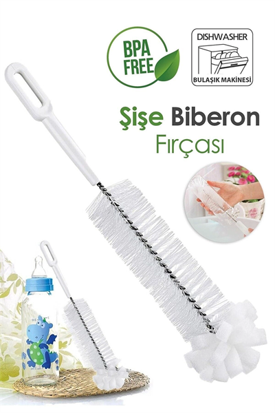 Premium Lüks Şişe ve Biberon Fırçası - Ultra Dayanıklı Profesyonel Temizlik & Kristal Parlaklık