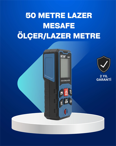 Profesyonel Lazer Metre Hassas Ölçüm ve Dijital Ekran