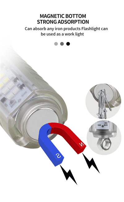 Profesyonel TG LED Güçlü 8 Modlu Type-C 1000 Lümen Polis Çakarlı Şarjlı El Feneri