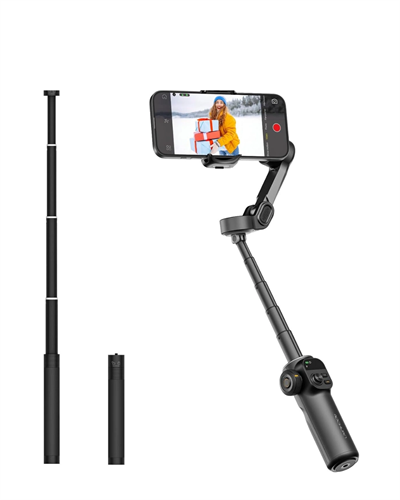 Profesyonel Telefon Video Sabitleyici Gimbal Stabilizer Vlog Aparatı