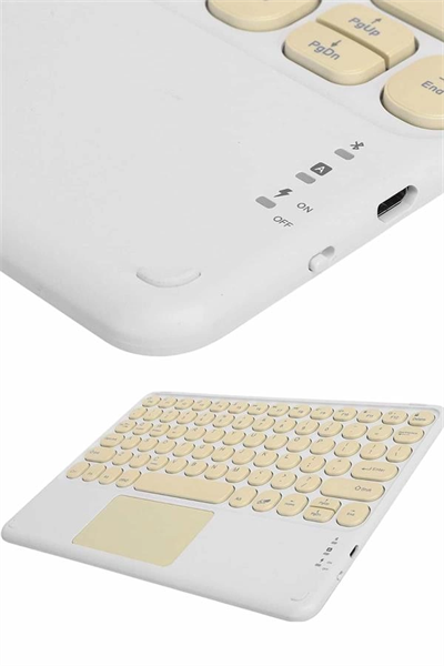 Profesyonel Wifi Q Klavye Bluetooth Klavye Touchpad 10.8 Inç