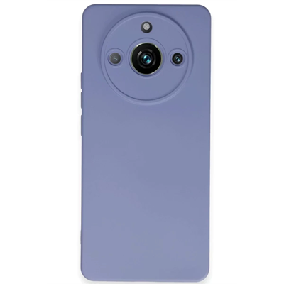 Realme 11 Pro Kılıf Nano içi Kadife Silikon - Lila