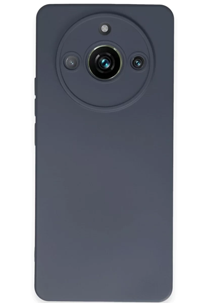 Realme 11 Pro Kılıf Nano içi Kadife Silikon - Gri