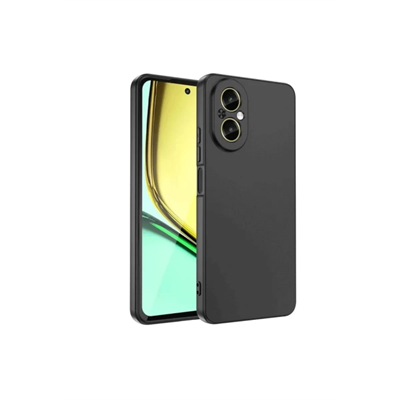 Realme 12 Lite Kılıf First Silikon - Siyah