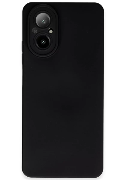 Realme 12 Lite Kılıf Nano içi Kadife Silikon - Siyah