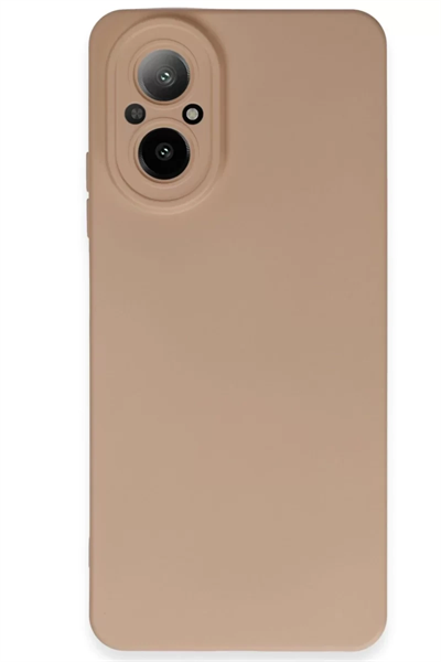 Realme 12 Lite Kılıf Nano içi Kadife Silikon - Pudra