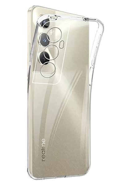 Realme C65 Kılıf Lüx Şeffaf Silikon