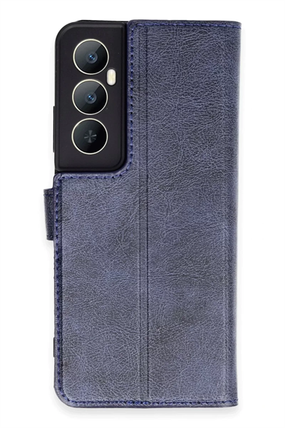 Realme C65 Kılıf Trend S Plus Kapaklı Kılıf - Lacivert