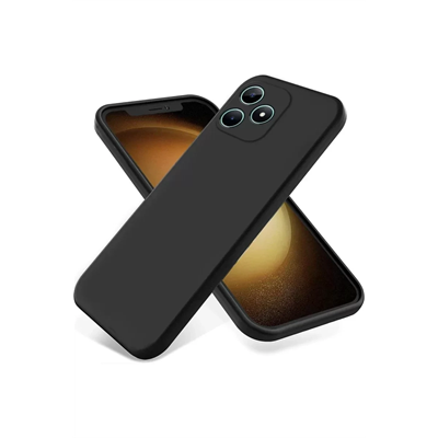 Realme Note 50 4G Kılıf First Silikon - Siyah