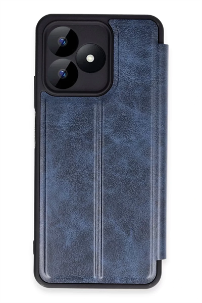 Realme Note 50 4G Kılıf Flip Cover - Lacivert