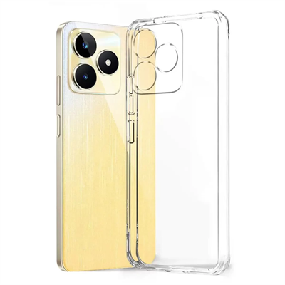 Realme Note 50 4G Kılıf Lüx Şeffaf Silikon