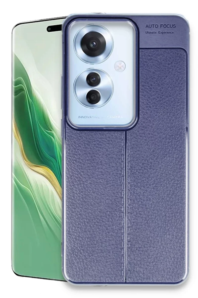Reno 11F Kılıf Auto Focus Kapak - Lacivert