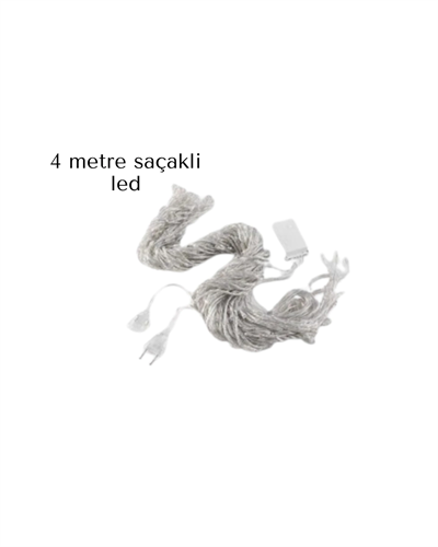 SAÇAKLI 4 METRE PERDE LED