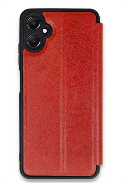 Samsung Galaxy A05 Kılıf Flip Cover - Kırmızı