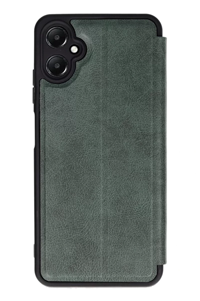 Samsung Galaxy A05 Kılıf Flip Cover - Koyu Yeşil