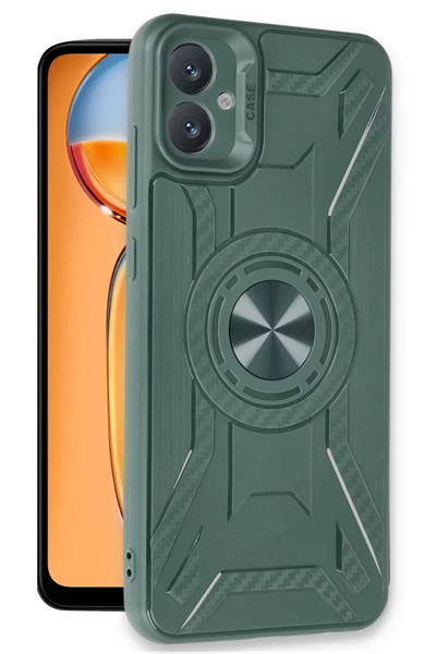 Samsung Galaxy A05 Kılıf Lincoln Silikon - Koyu Yeşil