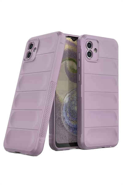 Samsung Galaxy A05 Kılıf Optimum Silikon - Mor