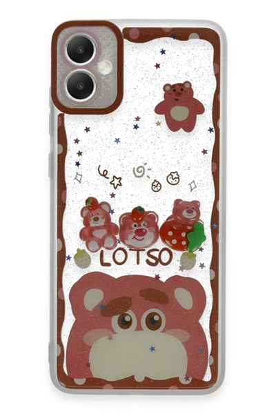 Samsung Galaxy A05 Kılıf Sweet Desenli Silikon Kapak - Pembe