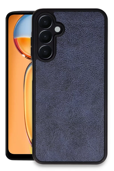 Samsung Galaxy A05S Kılıf Aras Deri Kapak - Lacivert