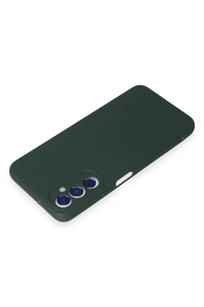 Samsung Galaxy A05S Kılıf First Silikon - Koyu Yeşil