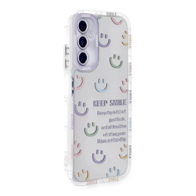 Samsung Galaxy A05S Kılıf Reflexion Desenli Kapak - Desen 2