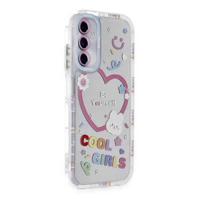 Samsung Galaxy A05S Kılıf Reflexion Desenli Kapak - Desen 1