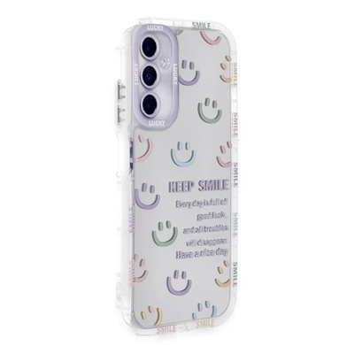 Samsung Galaxy A05S Kılıf Reflexion Desenli Kapak - Desen 2
