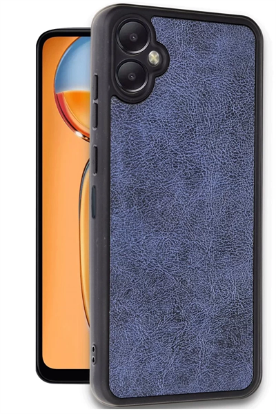 Samsung Galaxy A06 Kılıf Aras Deri Kapak - Lacivert