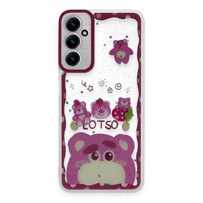 Samsung Galaxy A14 4G Kılıf Sweet Desenli Silikon Kapak - Pembe