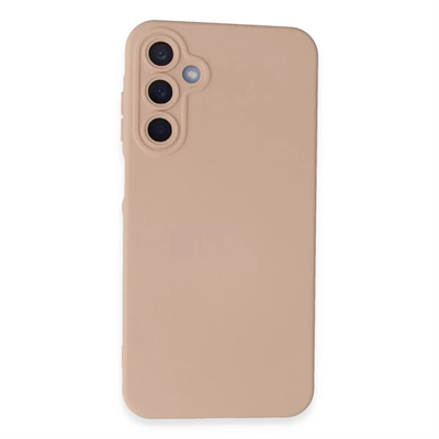 Samsung Galaxy A15 4G Kılıf Nano içi Kadife Silikon - Pudra