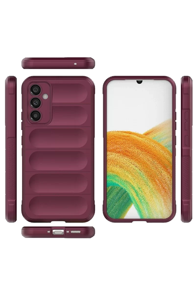Samsung Galaxy A15 4G Kılıf Optimum Silikon - Bordo