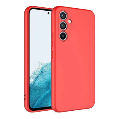 Samsung Galaxy A16 5G Kılıf First Silikon - Kırmızı