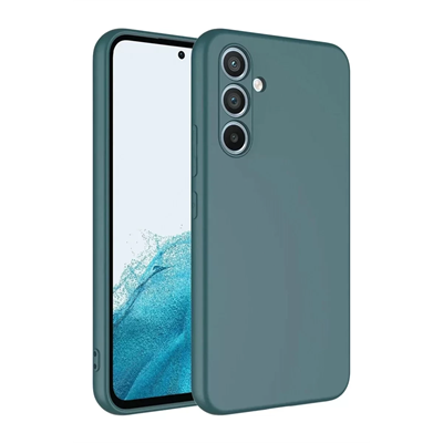 Samsung Galaxy A16 5G Kılıf First Silikon - Koyu Yeşil