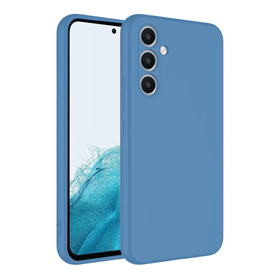 Samsung Galaxy A16 5G Kılıf First Silikon - Mavi