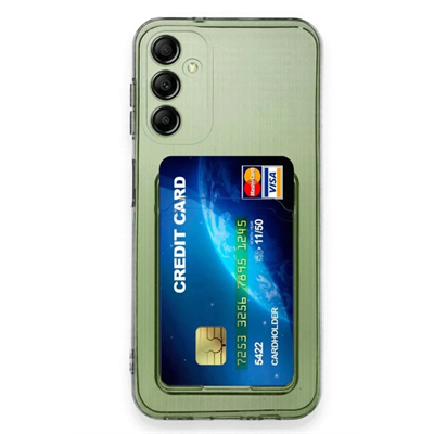 Samsung Galaxy A16 5G Kılıf Kart Şeffaf Silikon - Şeffaf