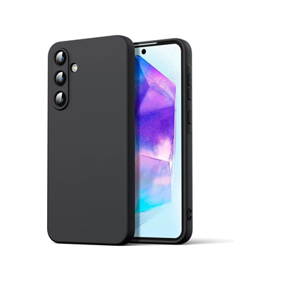 Samsung Galaxy A16 5G Kılıf Nano içi Kadife Silikon - Siyah