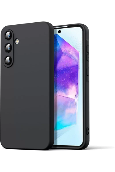 Samsung Galaxy A16 5G Kılıf Nano içi Kadife Silikon - Siyah