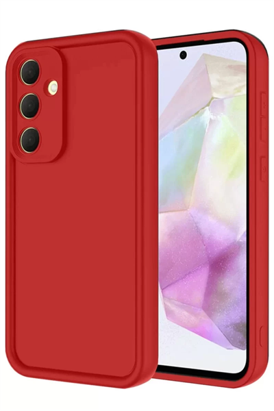 Samsung Galaxy A16 5G Kılıf Viera Silikon - Kırmızı