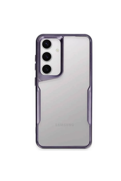 Samsung Galaxy A24 4G Kılıf Boyi Silikon Kapak - Derin Mor