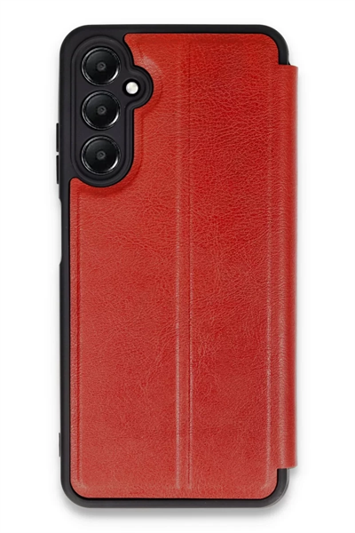Samsung Galaxy A25 5G Kılıf Flip Cover - Kırmızı