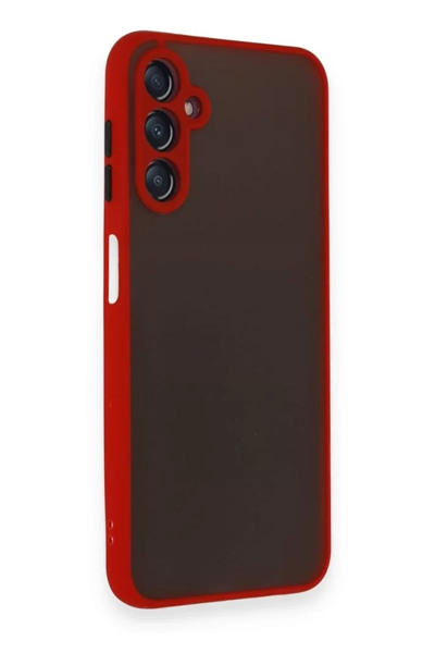 Samsung Galaxy A25 5G Kılıf Montreal Silikon Kapak - Kırmızı